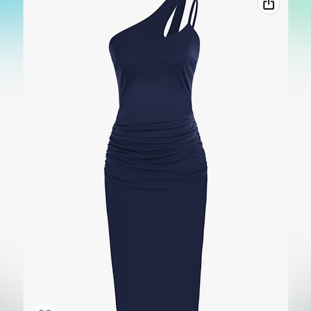 Navy Blue Cocktail Dress .. Size 8 NWT